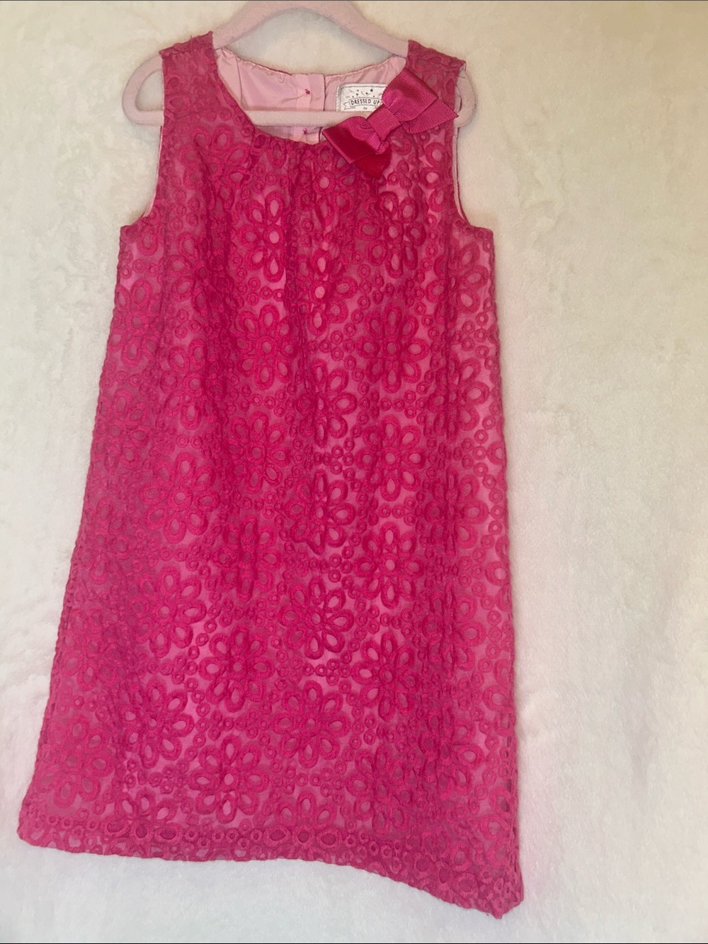 Dressed up by Gymboree Pink Lacy Dress